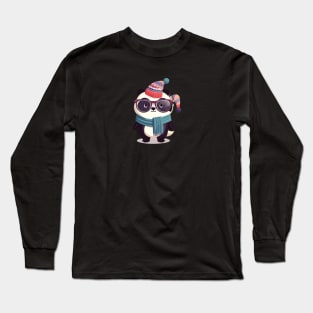 Christmas Panda Long Sleeve T-Shirt